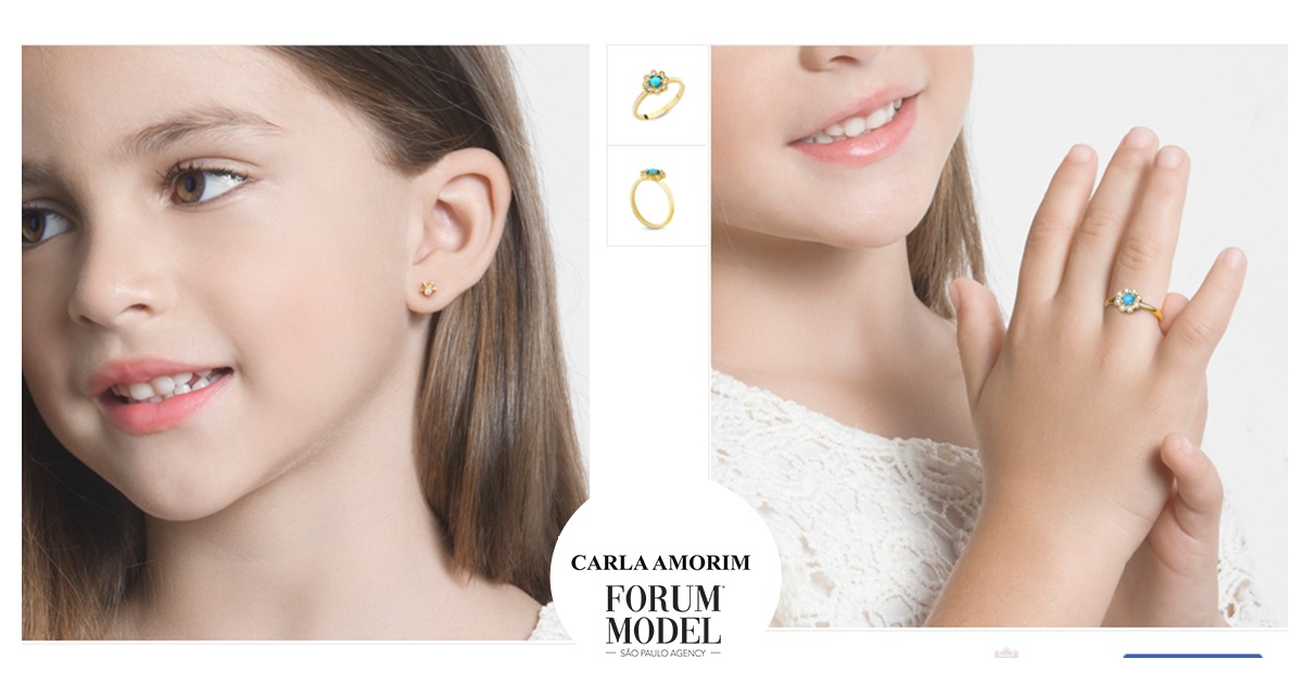 Modelo Infantil para Carla Amorim