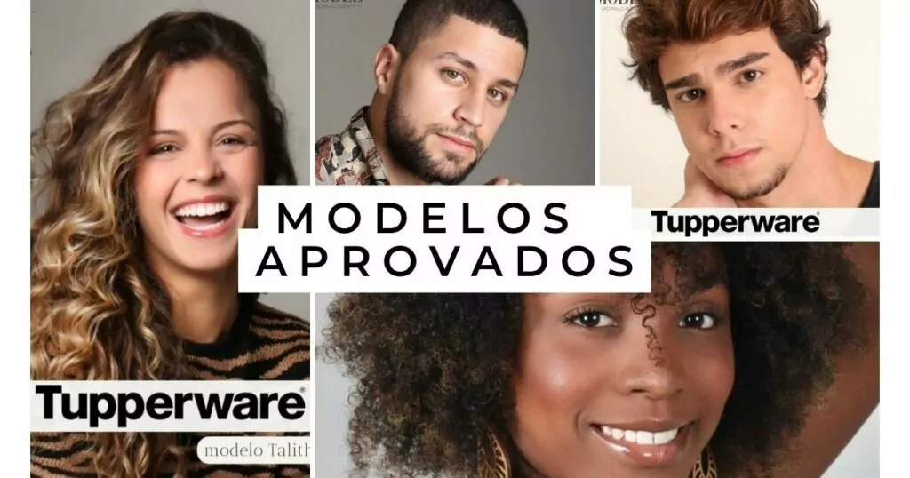 Modelos Feminino e Masculino para Catalogo Tupperware